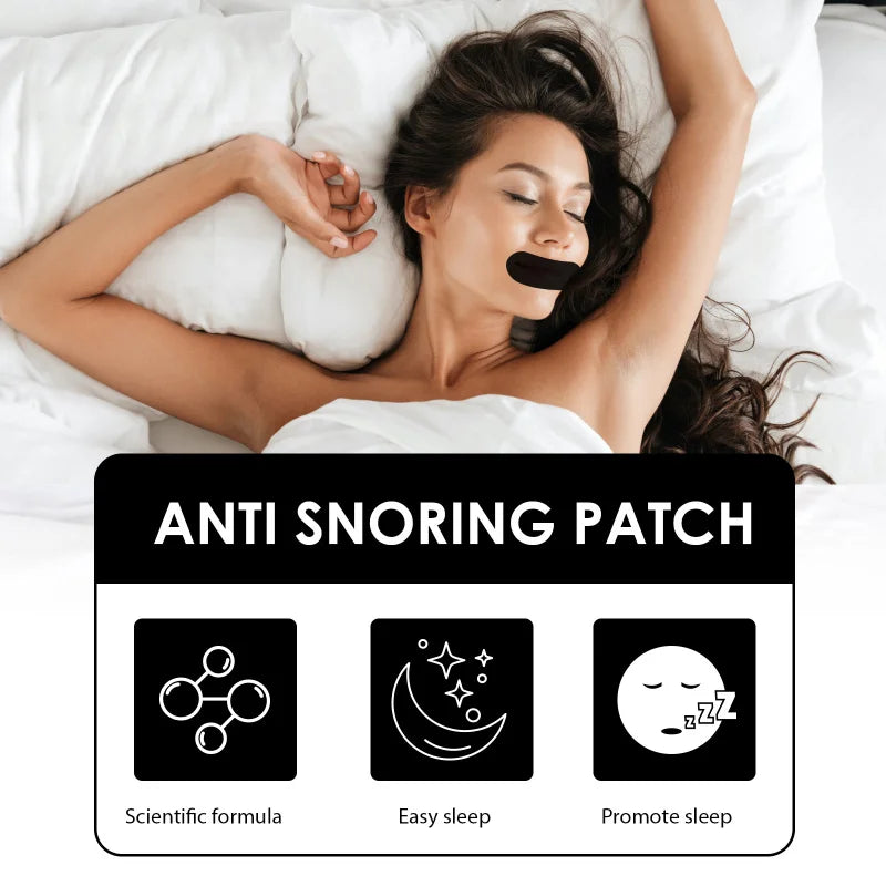 100Pcs Mouth Tape Sleep Strip Anti-Snoring Mouth Breathing Tape to Improve Sleep Mouth Close Stickers